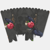 Gotischer Schädel und Raven. Geschenkschachtel (Ungeklappt)
