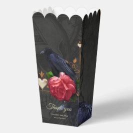 Gotischer Schädel und Raven. Geschenkschachtel