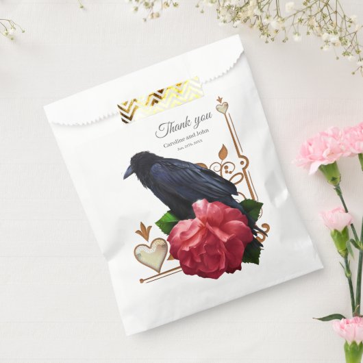 Gotischer Schädel und Raven. Geschenktütchen (Versiegelt)