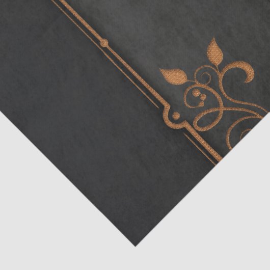 Gotischer Schädel und Raven. Seidenpapier (Detail)