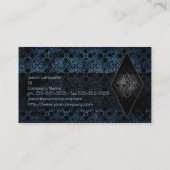 Gotischer Schmutz-mittelalterliche Visitenkarte (Rückseite)