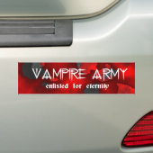 Gotischer Spaß der Vampire Army Autoaufkleber (Auf Auto)