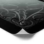 Gotischer Spuk Wald Poster (Ecke)