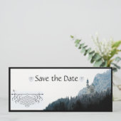 Gotischer Stil Save The Date (Stehend Vorderseite)