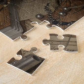 Gotischer Stil Stillleben mit Skull Puzzle (Seite)