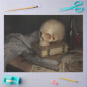Gotischer Stil Stillleben mit Skull Seidenpapier (Basteln)
