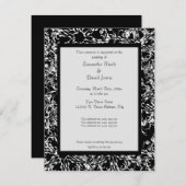 Gotischer Strudel Einladung (Vorne/Hinten)