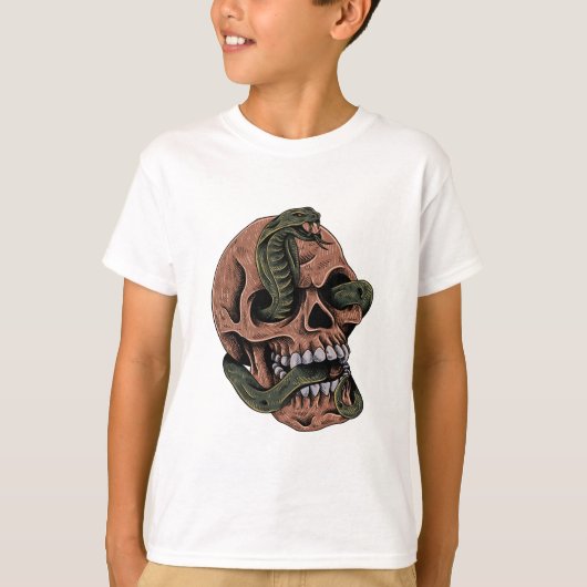 Gotischer Tierschädel T-Shirt (Vorderseite)