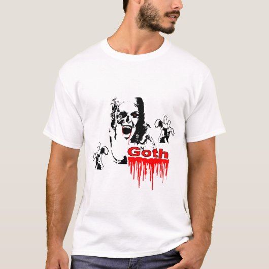 Gotischer Vampire-T - Shirt (Vorderseite)