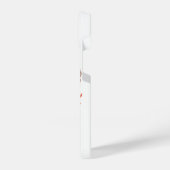 Gotischer Velvet-Bow-Schlüssel mit Flügeln & Mond iPhone Hülle (Linke Seite)