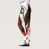 Gotischer Velvet-Bow-Schlüssel mit Flügeln & Mond Leggings (Links)