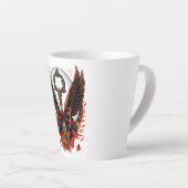 Gotischer Velvet-Bow-Schlüssel mit Flügeln & Mond Milchtasse (Rechte Ecke)