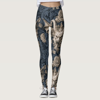 Gotischer Wasserspeier Dämon mit Hörnern Barock Te Leggings