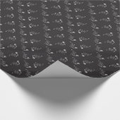 Gotischer Weihnachtsbaum Geschenkpapier (Ecke)