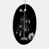 Gotischer Weihnachtsbaum Keramik Ornament (Rechts)