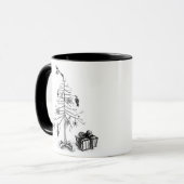 Gotischer Weihnachtsbaum Tasse (Vorderseite Links)