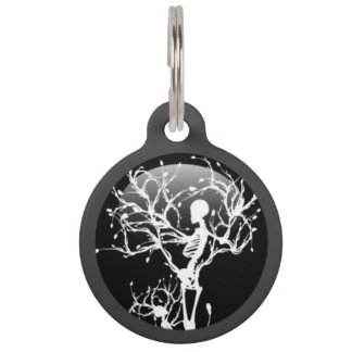Gotischer Winter-Skeleton Haustier Tiermarke