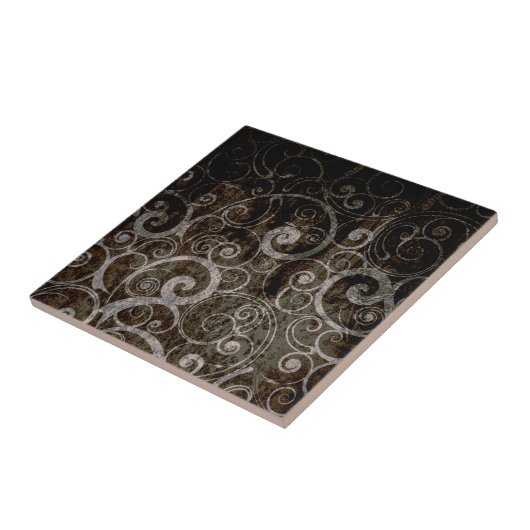 Gotischer Wirbel Fliese (Seite)