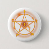 gotisches Bannsymbol Button (Vorderseite)