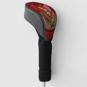 Gotisches Blossom, der Engel der Rose. Golf Headcover (angewinkelt)