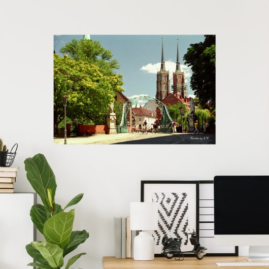 Gotisches Cathedral Poster (Heimbüro)