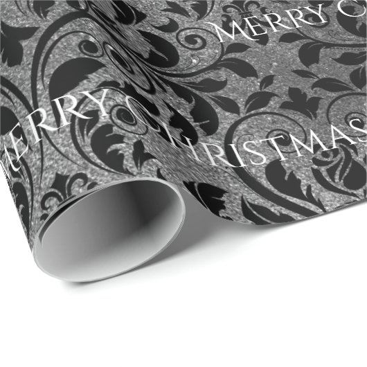 Gotisches Damast-Weihnachten Geschenkpapier (Rolleneckpunkt)