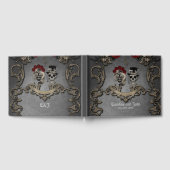 Gotisches Design mit coolen Schädeln Gästebuch (Voll)