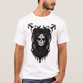 Gotisches Design mit roten Augen T - Shirt