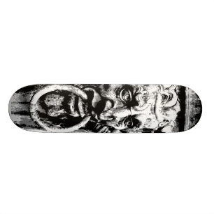 Gotisches deutsches Gesicht Skateboard