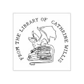 Gotisches Drachenbuch aus der Bibliothek Gummistempel (Prägung)