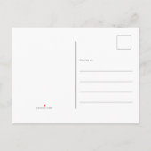 Gotisches Elegant bis Tod macht uns Save the Date Ankündigungspostkarte (Rückseite)