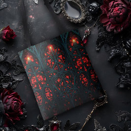 gotisches Fenster aus festem Glas Tasche