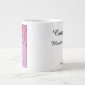 Gotisches Fenster und Schnee - Martha's Vineyard Jumbo-Tasse (Vorderseite)