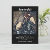 Gotisches Foto Save the Date (Stehend Vorderseite)