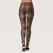 Gotisches geschnitztes Holzwerk Muster (3) Leggings (Rückseite)
