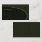 Gotisches Grün Visitenkarte (Vorne/Hinten)