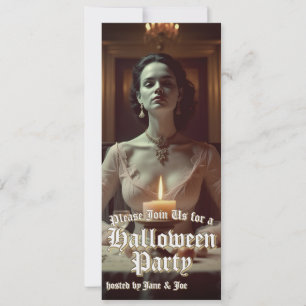 Gotisches Halloween-Bankett im Kerzenlicht