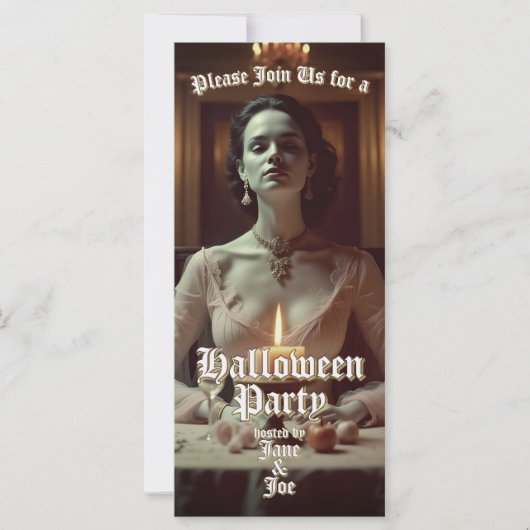 Gotisches Halloween-Bankett in Candlelight (Vorderseite)