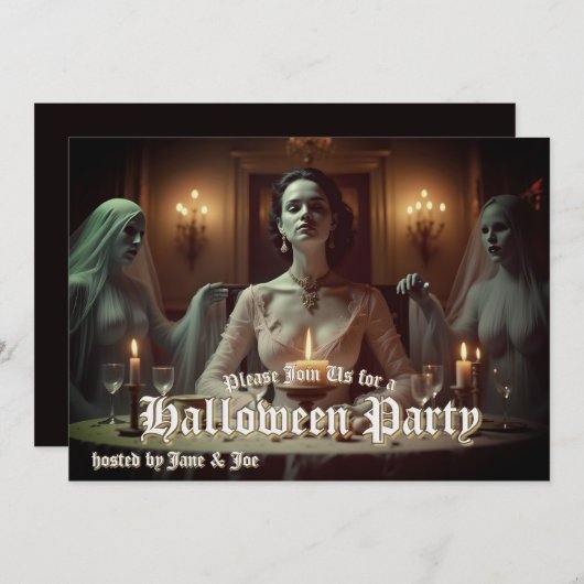 Gotisches Halloween-Bankett in Candlelight (Vorne/Hinten)