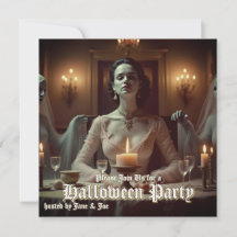 Gotisches Halloween-Bankett in Candlelight