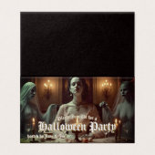 Gotisches Halloween-Bankett in Candlelight (Außenseite Aufgefaltet)