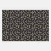Gotisches Halloween-Friedhofskopfsteinkreuz Zeichn Geschenkpapier Set (Vorderseite 2)