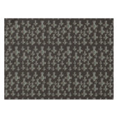 Gotisches Halloween-Friedhofskopfsteinkreuz Zeichn Tischdecke (Vorderseite (Horizontal))