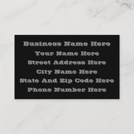 Gotisches Halloween-Friedhofskopfsteinkreuz Zeichn Visitenkarte (Rückseite)