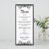 Gotisches Halloween-Menü (Stehend Vorderseite)