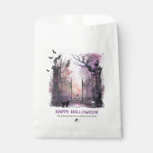 Gotisches Halloween-Party Wasserfarbe Geschenktütchen (Vorderseite)