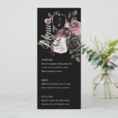 Gotisches Halloween-Wappen Menükarte (Stehend Vorderseite)