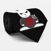 Gotisches Häschen Bruno Krawatte (Gerollt)