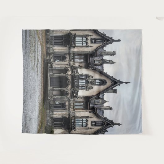 Gotisches Herrenhaus mit Hochzeitsgeschenk - Hinte Wandteppich (Vorderseite (Horizontal))