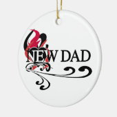 Gotisches Herz-neue Vater-T - Shirts und Geschenke Keramik Ornament (Links)